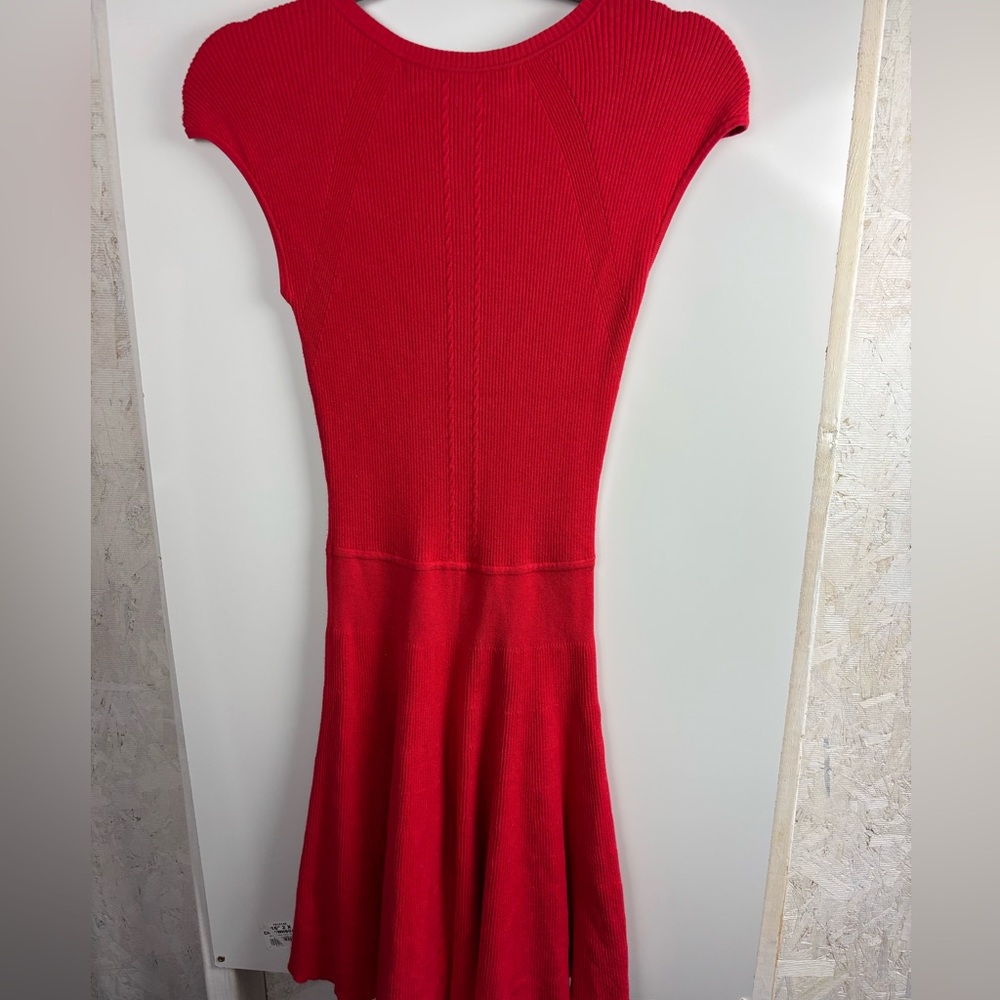 Marc by Marc Jacobs red corvette knit fit and flare dress - Picture 6 of 6